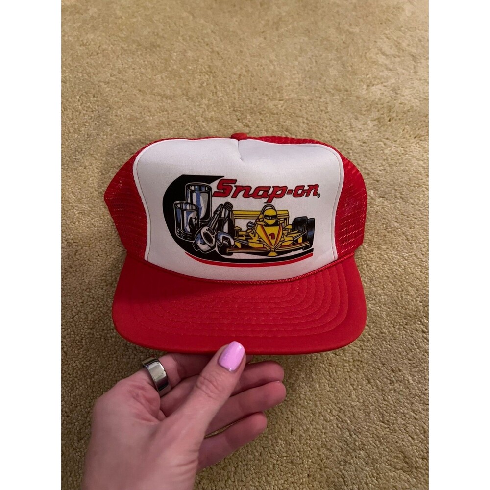 Vintage Snap-On Tools Mesh Trucker Snapback Hat
